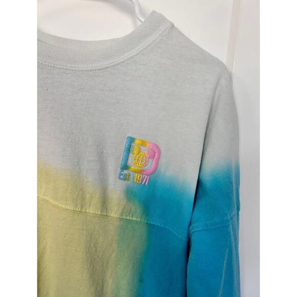 Disney Kids Tie-Dye Long Sleeve Crew Neck T-Shirt Spirit Jersey Multicolor SZ XL - Picture 5 of 13